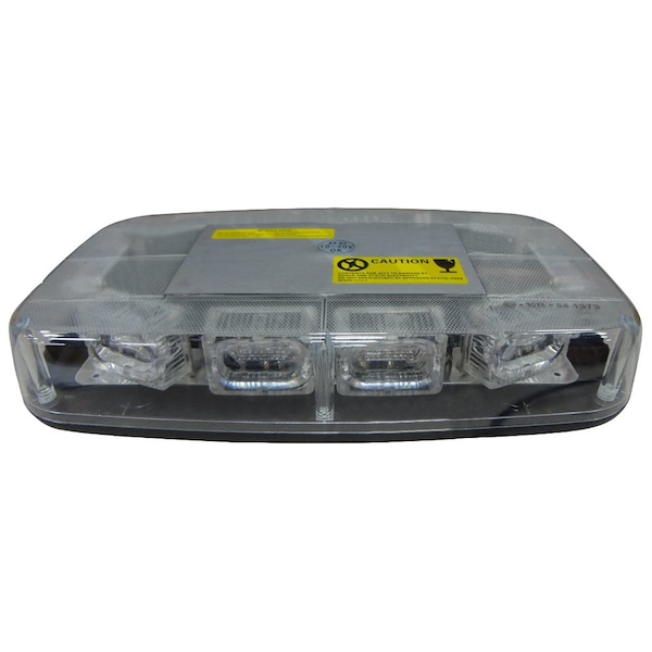 Aftermarket LED884 Magnetic Roof Mount Warning Light Beacon Amber 360 Strobe ELJ50-0365 - main